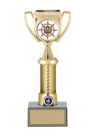 Resim Odak Kupa - Figürlü Kupalar - Kupa Figürlü Kupalar Fg-008 C - 29 Cm Altın - Beyaz 