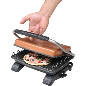 Resim Dökümix Plus Organik Demir Döküm Izgara & Tost Makinası Rosegold Izgara Aparatlı&fırçalı 