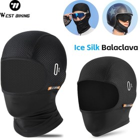 Resim WEST BIKING Yazlık Bisiklet Şapkası, Yüksek Esneklikli, Nefes Alabilir Hızlı Kuruyan, Serinletici Balaklava, Spor Bisiklet Başlığı, Açık Hava Bisiklet ve Balıkçılık Şapkası, Erkekler için Balaklava 