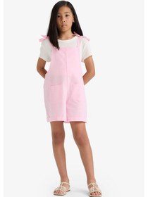 Resim Defacto Kız Çocuk Viskon Askılı Tulum F5782a825smpn693 Pembe 