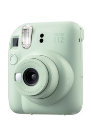 Resim Instax mini 12 Mavi Fotoğraf Makinesi-20'lu Film-Mini Albüm ve Deri Kılıf Seti 