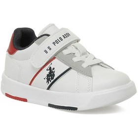 Resim U.s. Polo Assn. Travıs Jr 5pr Beyaz Erkek Çocuk Sneaker 000000000102022699 Beyaz-kırmızı 