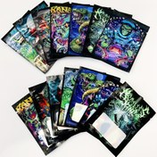 Resim 100 adet Canlı Karikatür ve Holografik Tasarım Atıştırmalık Çantaları - Yeniden Kullanılabilir, Su Geçirmez, Kokusuz Zip Kilitli Torbalar, Renkli İllüstrasyonlarla Partiler ve Hediyeler İçin, 5.99x7.98 cm, Parti Atıştırmalık Çantaları | Karikatür İllüstrasyonları | Dayanıklı Plastik Çantalar, Atıştırmalık Çantaları 