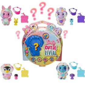Resim Barbie Cutie Reveal Hayvancıklar Rüya Renkler Serisi HRK47-HRK50 