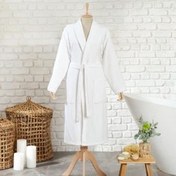 Resim Timeless Maren Beyaz Bornoz S/M 