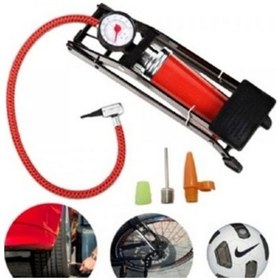 Resim Basınç Göstergeli Ayak Pompası Çok Renkli 