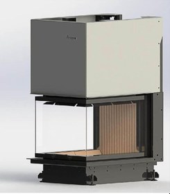 Resim A.Caminetti Crystal 3D 50X70 Eco Şömine Haznesi 