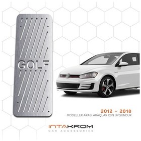 Resim intakrom Volkswagen Golf 7 Krom Ayak Dinlendirme Pedalı - 2012 - 2018 