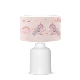 Resim Unicorn Çocuk Odası Abajur Lamba | ByLamp 