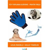 Resim Kedi Köpek Tüy Toplama Eldiveni Pratik Ve Kullanışlı 