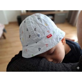 Resim Kitti 0-18 Ay Harf Detaylı Erkek Bebek Fötr Şapka 