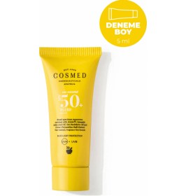 Resim Cosmed Sun Essential Fluid SPF 50 Tüm Cilt Tipleri için Yüz Güneş Kremi Yeni Nesil Filtreler 5 ml 
