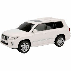 Resim Genel Markalar 1:24 Lexus LX570 2015 Işıklı Uzaktan Kumandalı Araba - Beyaz Araba 
