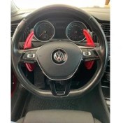 Resim Çmk Volkswagen Golf 7 Tiguan 2017+ Paddle Shift Kırmızı (F1 Vites Pedal Kulakçığı) 