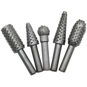 Resim COMBAT 5 Parça Döner Törpü Tahta Ahşap Oyma Hobi Seti 