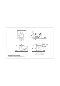 Resim 7082l003-0090 VitrA Integra Square Rim-ex Kanalsız Asma Klozet, Gizli Montaj 