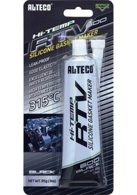 Resim Alteco Isıya Dayanıklı Silikon Sıvı Conta Siyah 315C 