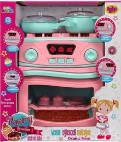 Resim Pilli Fırınlı Ocak Set 02609 