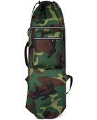 Resim Qingmipy Sulama Dayanıklı Skateboard Çantası - Dış Mekan Maceraları İçin Çift Omuzlu Ayarlanabilir Askılı, Reflektörlü Fermuar Ve Geniş Cep Tasarımı Haki 