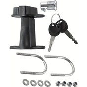 Resim Dashanshop Evrensel 3l 4l 5l Benzin Bidonu Ağır Hizmet Tipi Kilitli Motor Tank Tutucu Aksesuar 