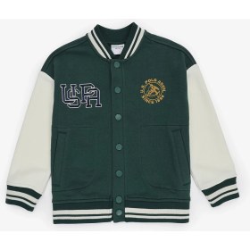 Resim U.s. Polo Assn. Erkek Çocuk Koyu Yeşil Hırka (Örme) 50308581-VR079 