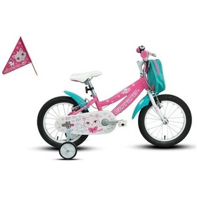 Resim Carraro Moggy Kız Çocuk Bisikleti 250h V 20 Jant Pembe Beyaz Turkuaz Çok Renkli 