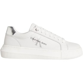 Resim Calvin Klein Kadın Beyaz Kadın Spor Ayakkabı YW0YW008330LB Beyaz 