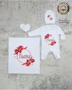 Resim yzc home size dair... Bt K0102 Isimli Kız Bebek Battaniye Tulum Şapka Eldiven Set 