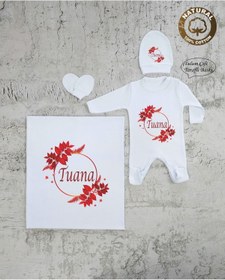 Resim yzc home size dair... Bt K0102 Isimli Kız Bebek Battaniye Tulum Şapka Eldiven Set 