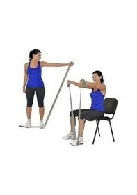 Resim Medikaltec Egzersiz Bandı 1 Metre Kırmızı Renk 