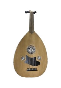 Resim Üst Kalite Ud Kanada Kapaklı Kenar İşlemeli Ceviz-maun 