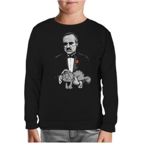 Resim The Godfield Siyah Çocuk Sweatshirt 