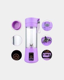 Resim Şarjlı 380ml Portatif Smoothie Blender Usb Mini Shake Yapıcı 