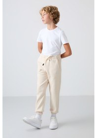 Resim Tommylife Standart Fit Basic 2li Paket Siyah-bej Erkek Çocuk Eşofman Alt - 11225 Siyah - Beyaz 