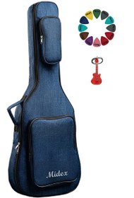 Resim Midex CS-89BL Özel Tasarım Softcase Gigbag Kılıf 101 CM Klasik Gitar Çantası 