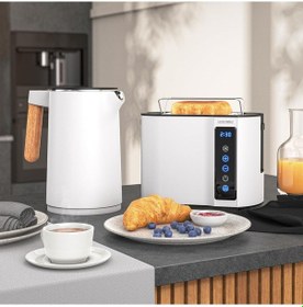 Resim Su Isıtıcısı Ve Tost Makinesi Seti, Paslanmaz Çelik, 45-100 C Ayarlı 
