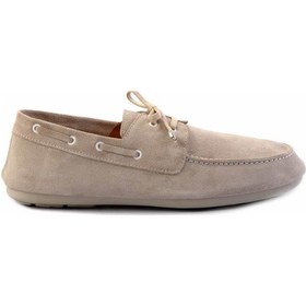 Resim Bambi Bej Leather Erkek Loafer Ayakkabı E01304409502 Bej 