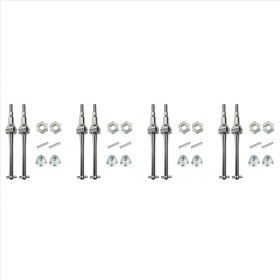 Resim Poieerf 4set Metal Ön Şaft Cvd ve Mjx Hepyer Go H16 16207 16208 16209 16210 1/16 (Yurt Dışından) 