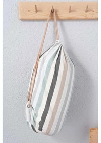 Resim Battaniye Ponponlu Özel Çantalı 150x200 Cm Pamme Gri 