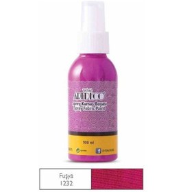 Resim Artdeco Sprey Kumaş Boyası Fuşya 1232 100 Ml 