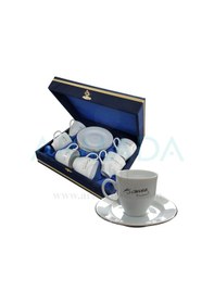 Resim Ar 665 Ataturk Yazılı Altın Yaldızlı 6 Lı Porselen Fincan Takım 