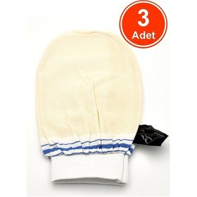 Resim Lastikli Banyo Hamam Eldiven Kese 15x26 Cm 3 Adet 
