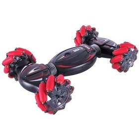 Resim Farbu Stunt Lateral & Burs 360 Deerece Dönen Uzaktan Kumandalı 2.4 Hz Araba Rq3034 Kırmızı - Mavi 