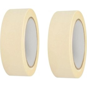 Resim Ecovibe 2 Adet Maskeleme Bandı Boya Bandı 36MM x 25M Kağıt Bant 