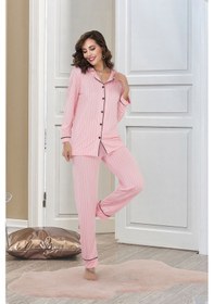 Resim Bebekokusu Rahat Ve Şık Kadın Pijama - Pembe Pembe 