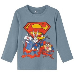 Resim Name It Bisiklet Yaka Baskılı Duman Yeşili Erkek Çocuk Sweatshirt 13221181 001 Yeşil 