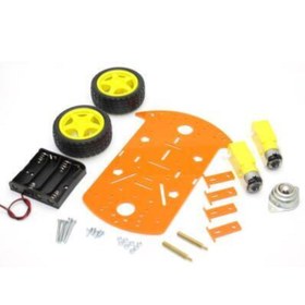 Resim Robotus Turuncu Robomod 2wd Mobil Robot Kiti 