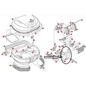Resim Givi Z368N Çanta Kilit Mekanizma Kapak Alt E52 