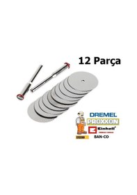 Resim 12 Parça Pvc Ahşap Kesme İnce Kesim Disk Seti 