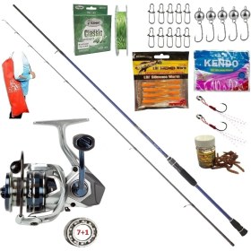 Resim Oslo Okuma Safyre 2500 206mm 0,5-6gr Daiwa Samurai Lrf Olta Takımı Seti 